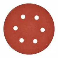 Шлифовальная бумага - 6 отверстий 150 мм зерно 180 - 25 шт Milwaukee купить в Минске