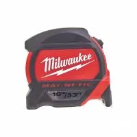 Premium Рулетки с магнитом 10 м / 33 ft метрическая и британская системы Milwaukee купить в Минске