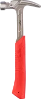 Молоток стальной с прямым гвоздодером 16 унций/450 грамм Milwaukee купить в Минске
