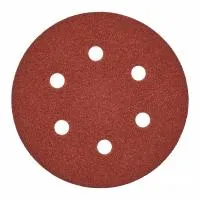 Шлифовальная бумага - 6 отверстий 150 мм зерно 60 - 25 шт Milwaukee купить в Минске