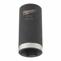 Ударная головка удлиненная 22 mm 3/8" impact socket - long Milwaukee купить в Минске