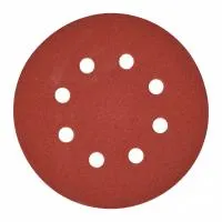 Шлифовальная бумага - 8 отверстий 125 мм зерно 180 - 25 шт Milwaukee купить в Минске