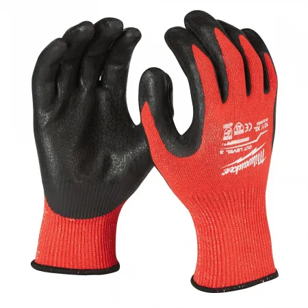 Перчатки с уровнем сопротивления порезам Cut Level 3 Gloves-L/9 (6 пар) Milwaukee купить в Минске
