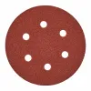 Шлифовальная бумага - 6 отверстий 150 мм зерно 80 - 25 шт Milwaukee купить в Минске