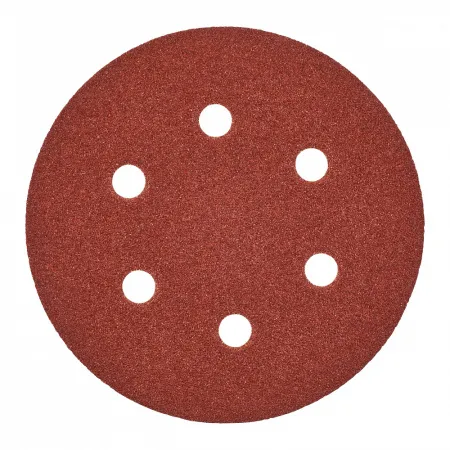 Шлифовальная бумага - 6 отверстий 150 мм зерно 80 - 25 шт Milwaukee купить в Минске