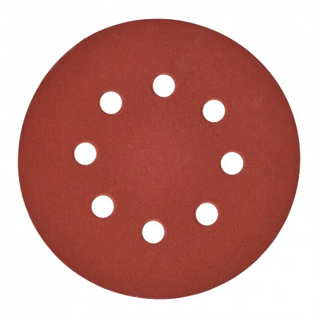 Шлифовальная бумага - 8 отверстий 125 мм зерно 180 - 5 шт Milwaukee купить в Минске