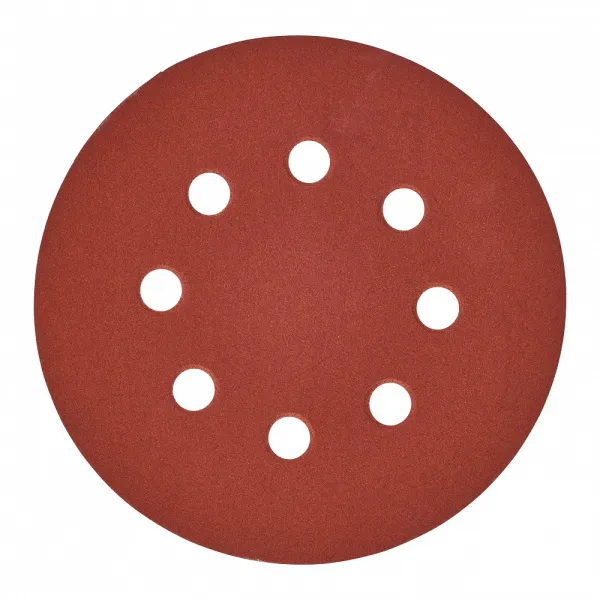 Шлифовальная бумага - 8 отверстий 125 мм зерно 240 - 25 шт Milwaukee купить в Минске