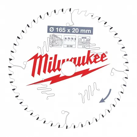 Пильные диски для ручных циркулярных пил CSB P W 210 x 30 x 2.8 x 48ATB Milwaukee купить в Минске