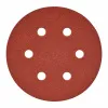 Шлифовальная бумага - 6 отверстий 150 мм зерно 80 - 25 шт Milwaukee купить в Минске