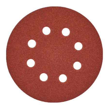 Шлифовальная бумага - 8 отверстий 125 мм зерно 180 - 5 шт Milwaukee купить в Минске