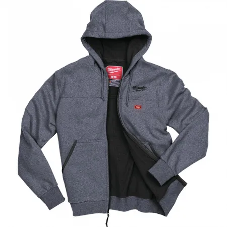 M12™ серая толстовка с подогревом M12 HH GREY3-0 (XL) Milwaukee купить в Минске