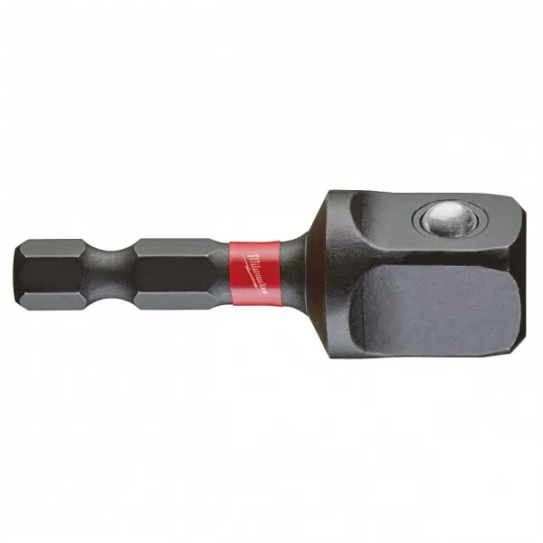 Переходник с 1/4"HEX на 1/2"квадратный хвостовик Milwaukee купить в Минске
