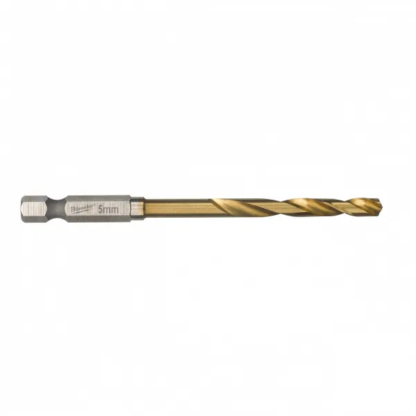 Сверла по металлу Shockwave HSS-G TiN Red Hex 5 mm - 1 шт Milwaukee купить в Минске