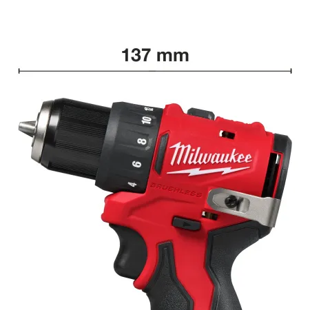 Дрель-шуруповерт аккумуляторная M12 BLDDRC-202C Milwaukee купить в Минске