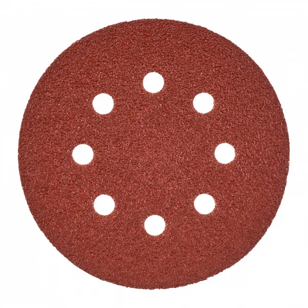 Шлифовальная бумага - 8 отверстий 125 мм зерно 40 - 25 шт Milwaukee купить в Минске