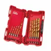Набор сверл по металлу Shockwave Redhex HSS-G TIN (19 шт) Milwaukee купить в Минске
