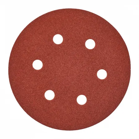 Шлифовальная бумага - 6 отверстий 150 мм зерно 80 - 25 шт Milwaukee купить в Минске