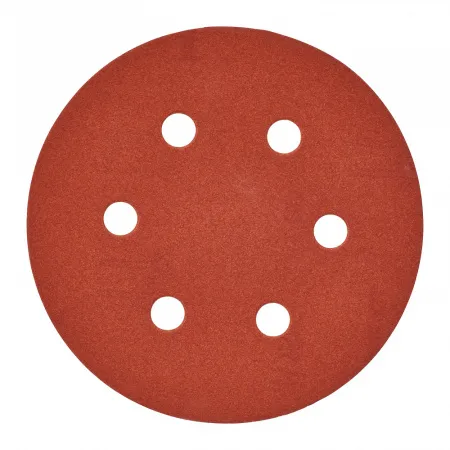 Шлифовальная бумага - 6 отверстий 150 мм зерно 80 - 25 шт Milwaukee купить в Минске