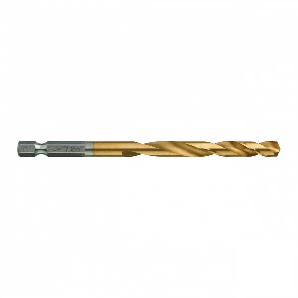 Сверла по металлу Shockwave HSS-G TiN Red Hex 7 mm - 1 шт Milwaukee купить в Минске