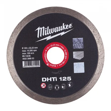 Алмазные диски - профессиональная серия DHTI DHTi 125 Milwaukee купить в Минске