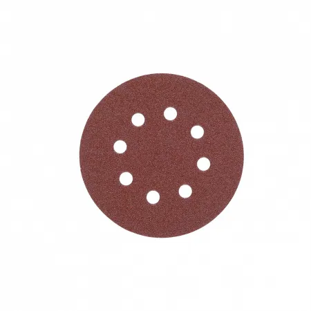Шлифовальная бумага - 8 отверстий 125 мм зерно 180 - 5 шт Milwaukee купить в Минске