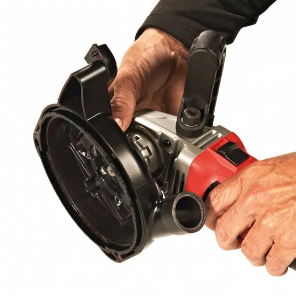 1550 Вт Углошлифовальная машина с системой пылеудаления AGV 15-125 XC DEG-SET Milwaukee купить в Минске