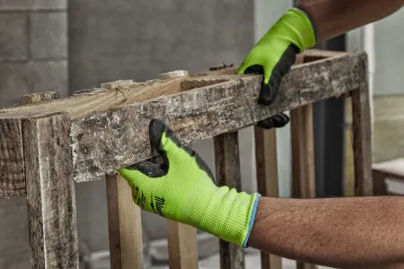 Перчатки защитные Hi-Vis Cut B Gloves - 7/S Milwaukee купить в Минске