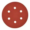 Шлифовальная бумага - 6 отверстий 150 мм зерно 80 - 25 шт Milwaukee купить в Минске