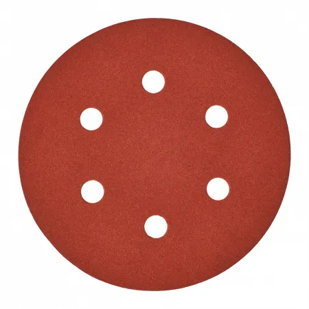 Шлифовальная бумага - 6 отверстий 150 мм зерно 80 - 25 шт Milwaukee купить в Минске