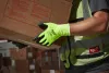 Перчатки Hi-Vis Cut level сигнальные с защитой от минимальных рисков, уровень защиты A/1, размер XL/10 (12 пар) Milwaukee купить в Минске