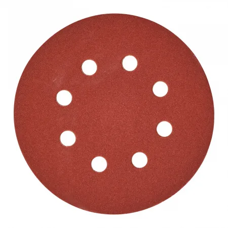 Шлифовальная бумага - 8 отверстий 125 мм зерно 180 - 5 шт Milwaukee купить в Минске