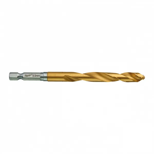 Сверла по металлу Shockwave HSS-G TiN Red Hex 8.5 mm - 1 шт Milwaukee купить в Минске