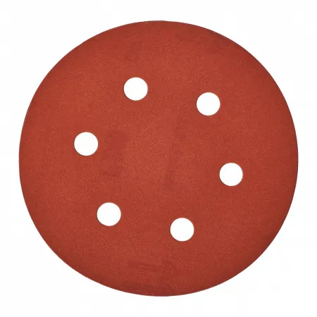 Шлифовальная бумага - 6 отверстий 150 мм зерно 80 - 25 шт Milwaukee купить в Минске