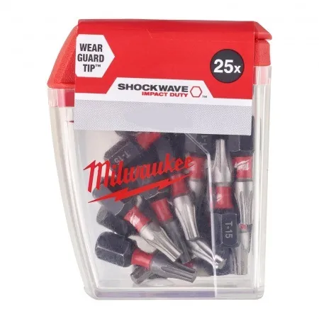 Подарочный набор биты для шуруповерта Milwaukee Shockwave IMPACT DUTY PZ1 X 25 мм (25 шт) + перчатки Milwaukee Cut Level с защитой от минимальных рисков, уровень защиты C/3, размер L/9 Milwaukee купить в Минске