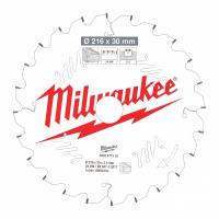Пильный диск 216х30 24 зуба, шт Milwaukee купить в Минске
