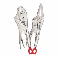TORQUE LOCK™ зажимы 6" LONG NOSE + 10" CURVERD JAW Locking Pliers Set Milwaukee купить в Минске