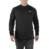 Футболка черная с длинным рукавом с подогревом Milwaukee L4 HBLB-301 (XL) Milwaukee купить в Минске