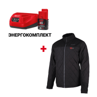 M12™ стеганая куртка с подогревом M12 HJP-0 (L) (+подарок)