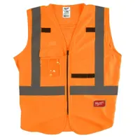 Жилет сигнальный оранжевый — 2XL/3XL Milwaukee купить в Минске