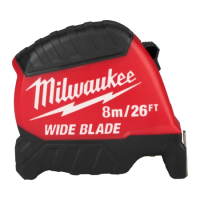 Рулетка PREMIUM широкая WIDE BLADE 8м (ширина полотна 33мм) (+футовая шкала) GEN II (замена для 4932471818) Milwaukee купить в Минске