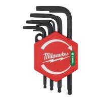 Набор коротких шестигранных ключей T8-T40 (9ед/наб) Milwaukee купить в Минске