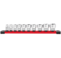Набор торцевых головок дюймовых Sae Chrome 3/8", 10 шт Milwaukee купить в Минске Набор торцевых головок дюймовых Sae Chrome 3/8", 10 шт Milwaukee купить в Минске