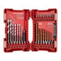 Набор бит и сверл по металлу и мультиматериалам SHOCKWAVE RED HEX + MULTIMATERIAL Milwaukee купить в Минске Набор бит и сверл по металлу и мультиматериалам SHOCKWAVE RED HEX + MULTIMATERIAL Milwaukee купить в Минске