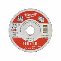 Тонкие отрезные диски по металлу SCS 41 / 115 - серия для ремонтников Milwaukee купить в Минске
