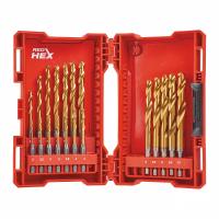 Набор сверл по металлу Shockwave Redhex HSS-G TIN (19 шт) Milwaukee купить в Минске Набор сверл по металлу Shockwave Redhex HSS-G TIN (19 шт) Milwaukee купить в Минске