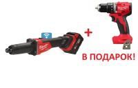 Аккумуляторная цанговая прямая шлифовальная машина с ползунковым переключателем Milwaukee M18 FDGROVB-502X ONE-KEY FUEL + M18 BLDDRC-0X в подарок Milwaukee купить в Минске Аккумуляторная цанговая прямая шлифовальная машина с ползунковым переключателем Milwaukee M18 FDGROVB-502X ONE-KEY FUEL + M18 BLDDRC-0X в подарок Milwaukee купить в Минске