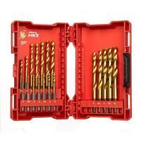 Сверла по металлу RedHEX™ HSS-TiN набор 19ед. (2-10мм) (замена для 48894760) Milwaukee купить в Минске Сверла по металлу RedHEX™ HSS-TiN набор 19ед. (2-10мм) (замена для 48894760) Milwaukee купить в Минске