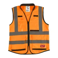Жилет сигнальный Премиум оранжевый — L/XL Milwaukee купить в Минске