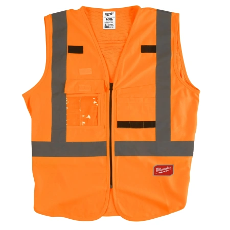Жилет сигнальный оранжевый — 2XL/3XL Milwaukee купить в Минске