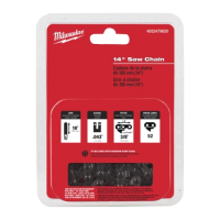 Цепь для пилы 35 см, 3/8''x1.1, 52 звена Milwaukee купить в Минске